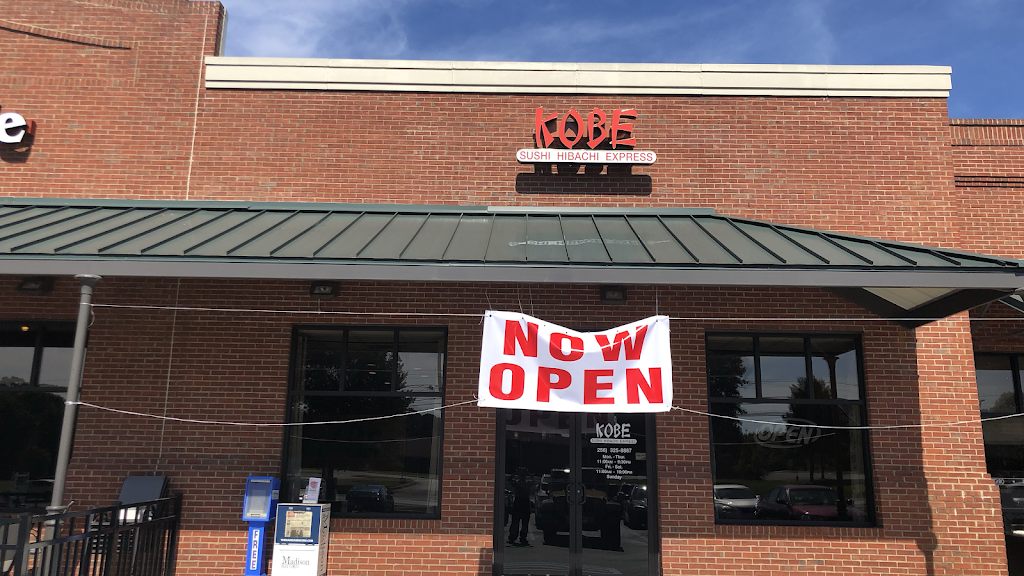 Kobe Sushi Hibachi Express | restaurant | 1591-B Hughes Rd, Madison, AL 35758, USA | 2563258887 OR +1 256-325-8887