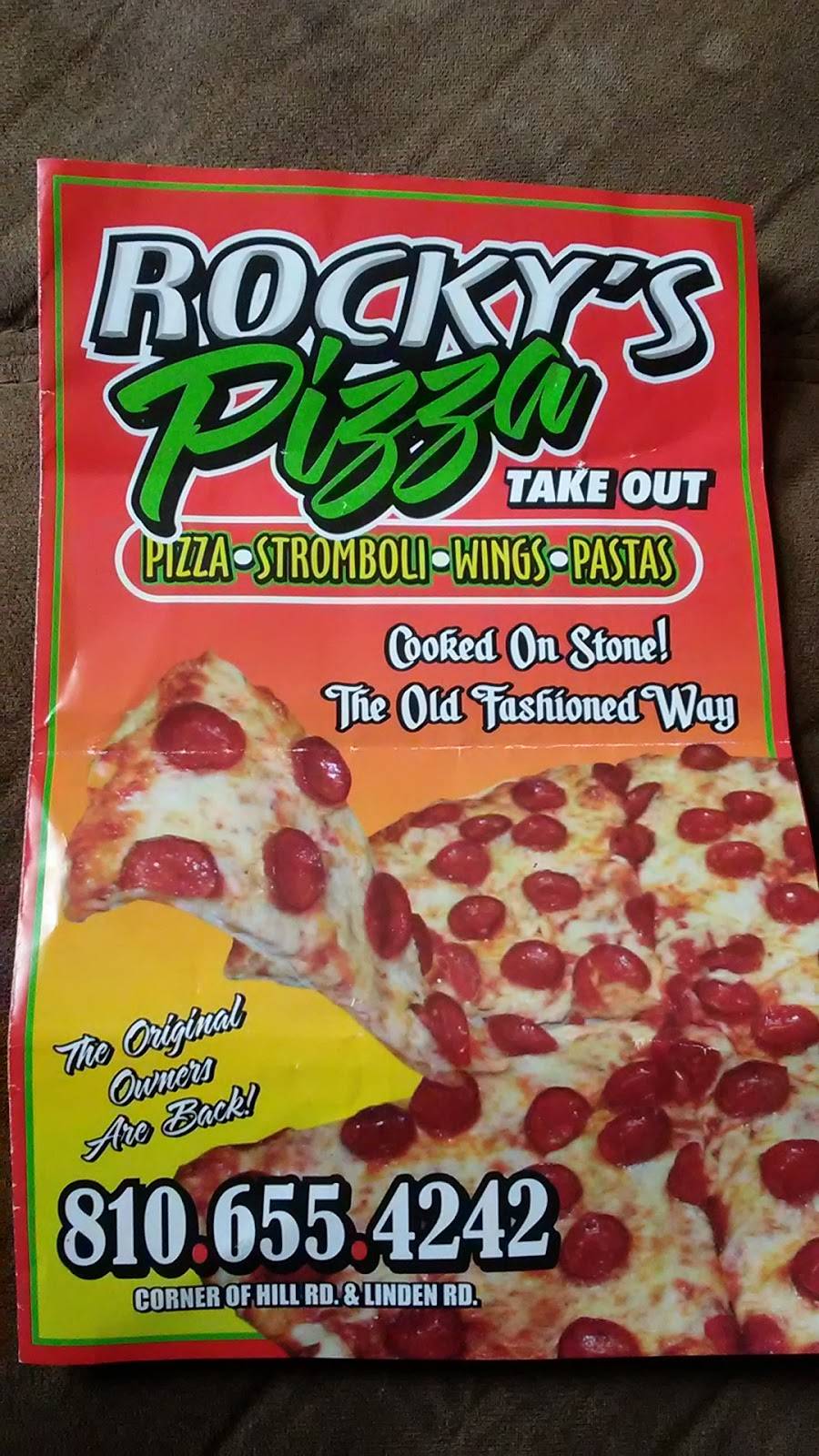 Rockys Pizza | restaurant | 6012 Linden Rd #3, Swartz Creek, MI 48473, USA | 8106554242 OR +1 810-655-4242