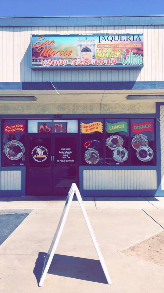 Taqueria San Marcos Y Mariscos Colima | restaurant | 290 N Main St ste e, Manteca, CA 95336, USA | 2093281919 OR +1 209-328-1919