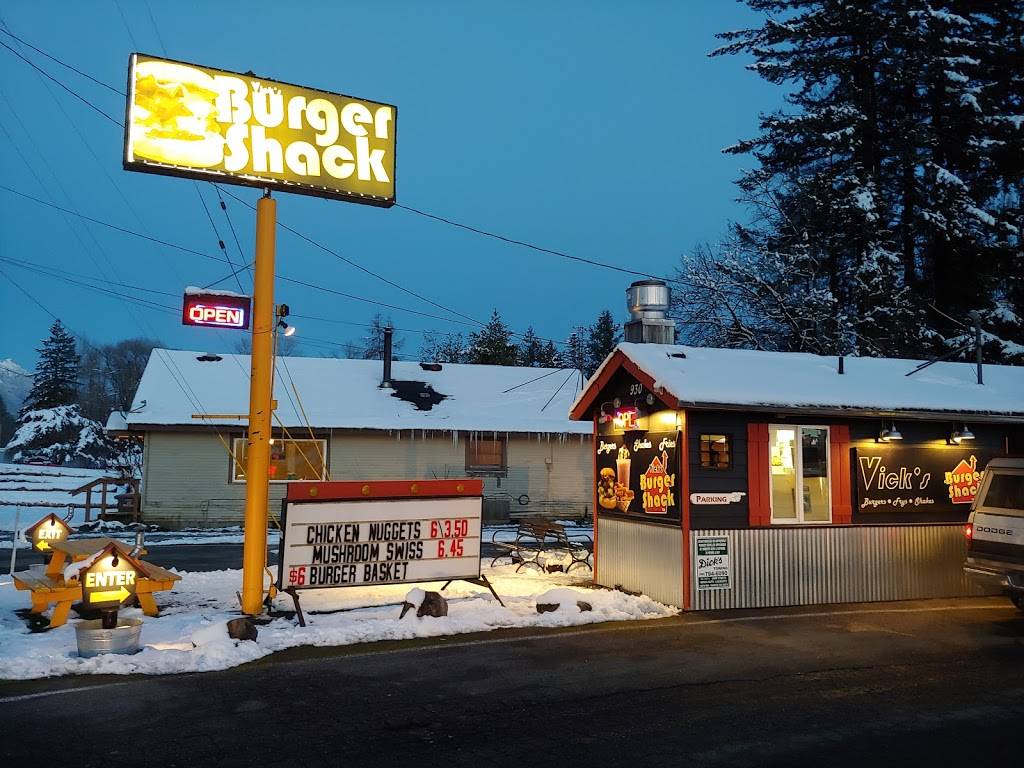 Vicks Burger Shack | restaurant | 31724 US-2, Sultan, WA 98294, USA | 3608636796 OR +1 360-863-6796
