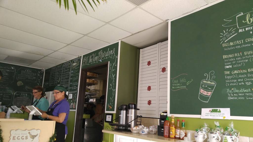 Off the Vine Gardens Deli And Catering | restaurant | 2382 Camino Vida Roble, Carlsbad, CA 92011, USA | 7604387701 OR +1 760-438-7701