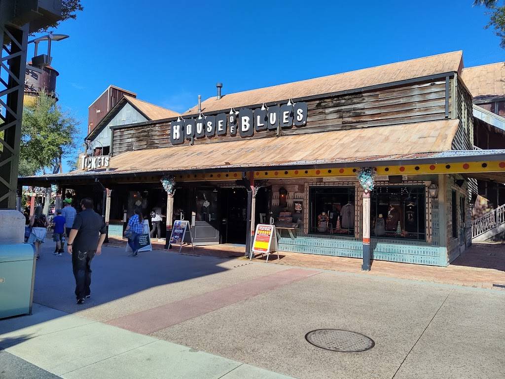 House of Blues Restaurant & Bar | restaurant | 1490 E Buena Vista Dr, Orlando, FL 32830, USA | 4079342623 OR +1 407-934-2623