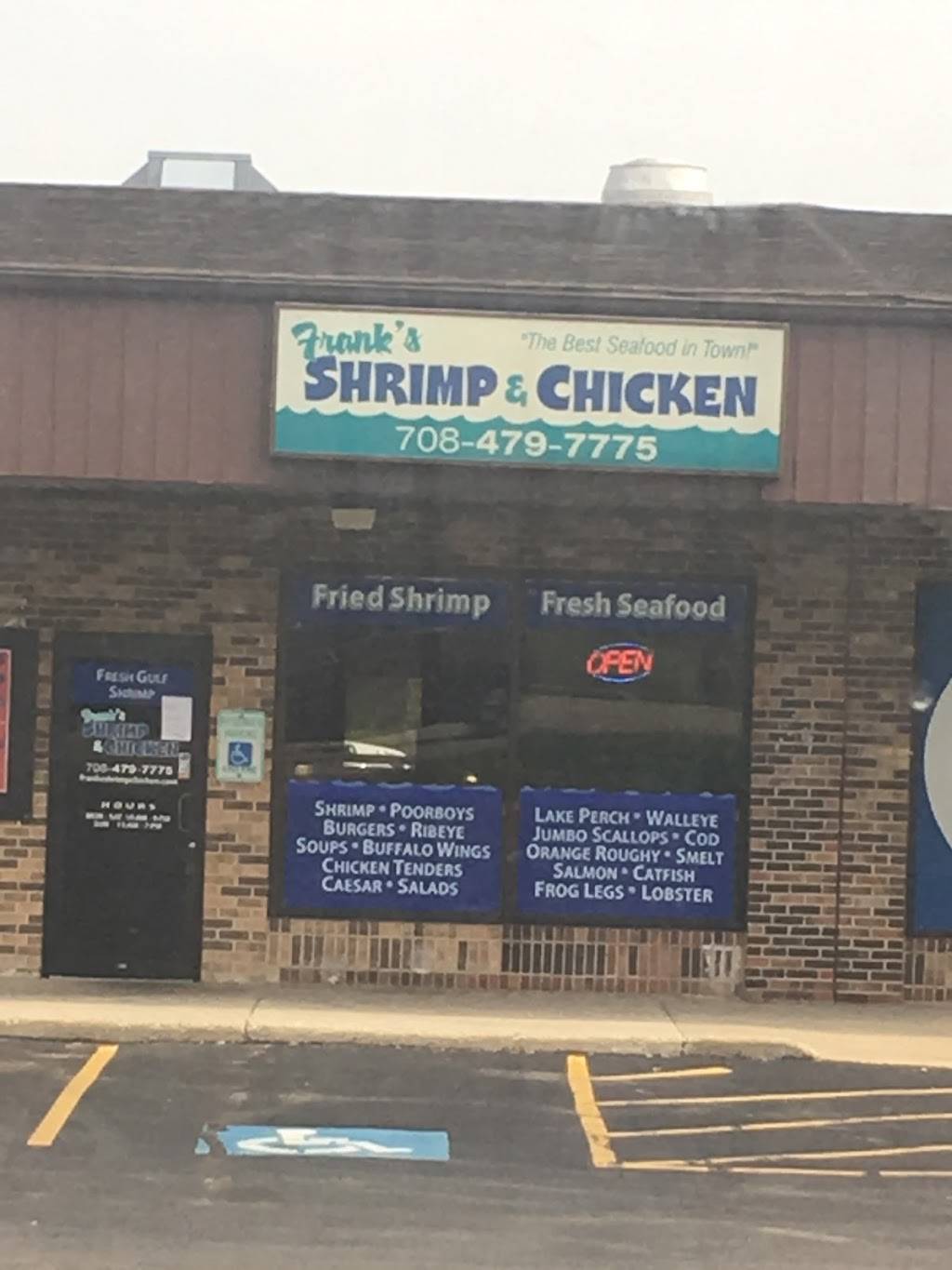 Franks Shrimp & Chicken | restaurant | 19109 Wolf Rd, Mokena, IL 60448, USA | 7084797775 OR +1 708-479-7775