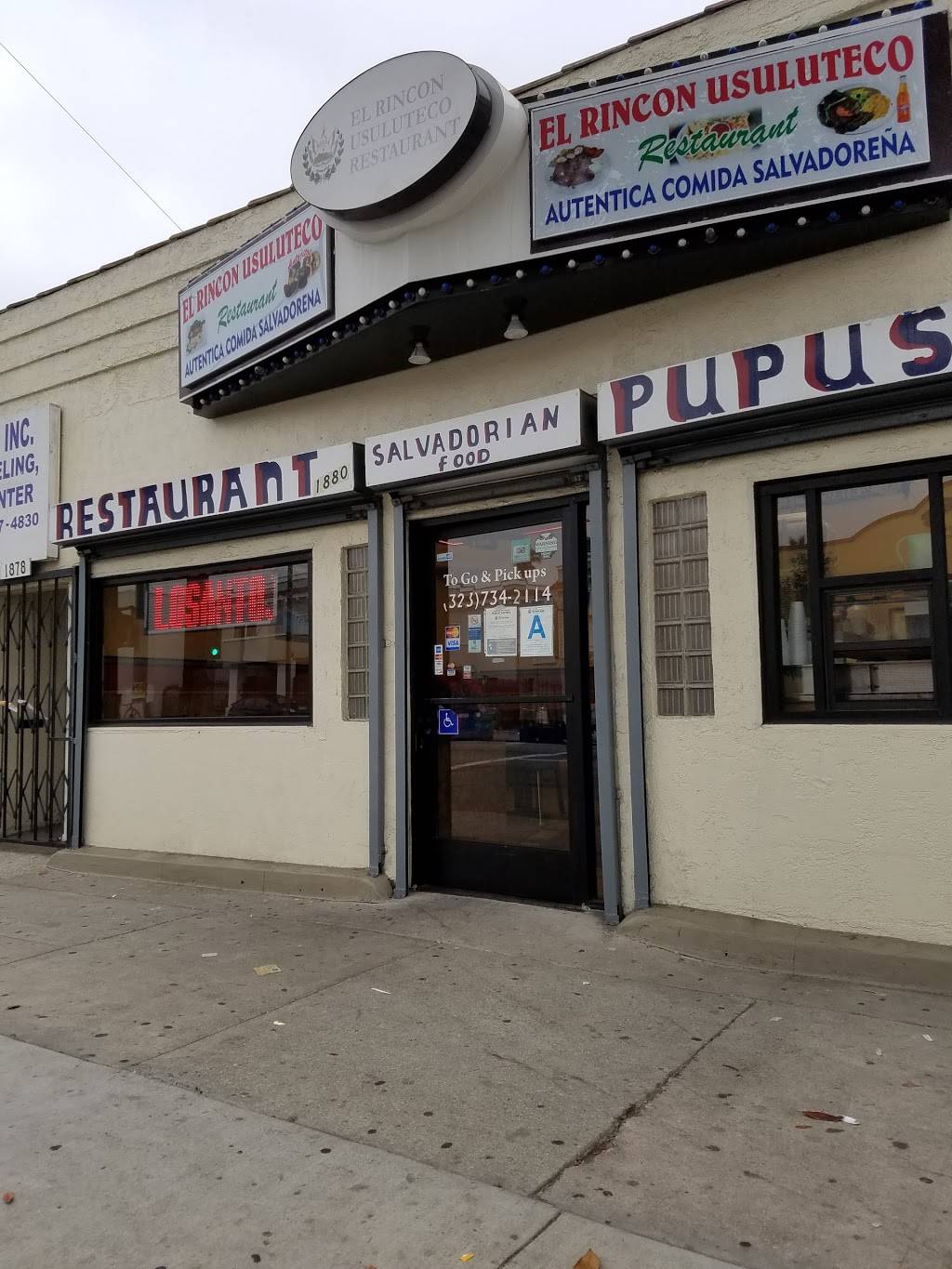 El Rincon Usuluteco | restaurant | 1880 W Adams Blvd, Los Angeles, CA 90018, USA | 3237342114 OR +1 323-734-2114