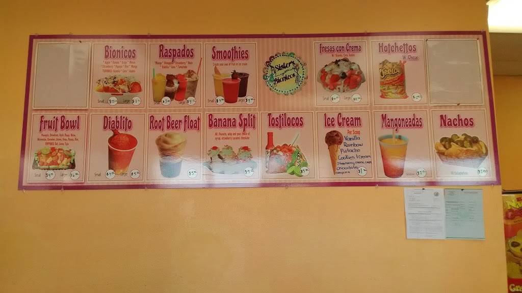 Sisters Bionicos | restaurant | 2700 E Gage Ave, Huntington Park, CA 90255, USA | 3233535167 OR +1 323-353-5167