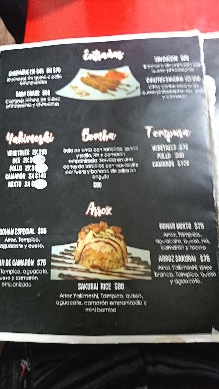 Sakurai Sushi | restaurant | 25 de Septiembre, Las Torres Parte Baja, 10 de Mayo, Tijuana, B.C., Mexico | 016641039127 OR +52 664 103 9127