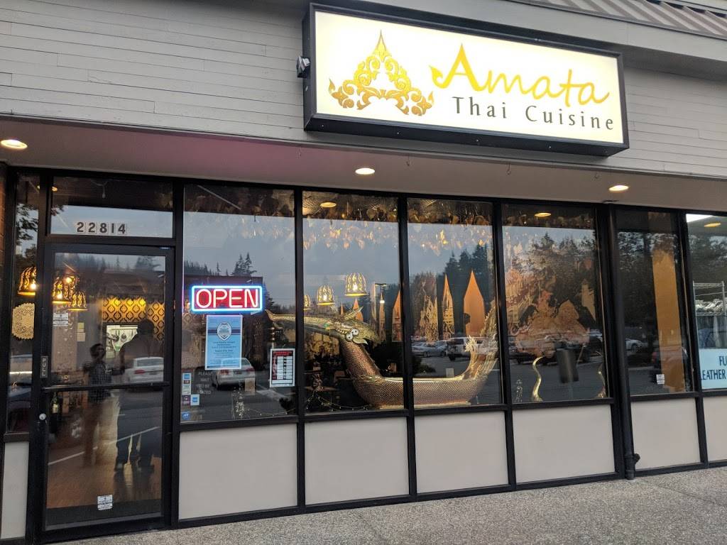 Amata Thai | restaurant | 22814 100th Ave W, Edmonds, WA 98020, USA | 4255234478 OR +1 425-523-4478