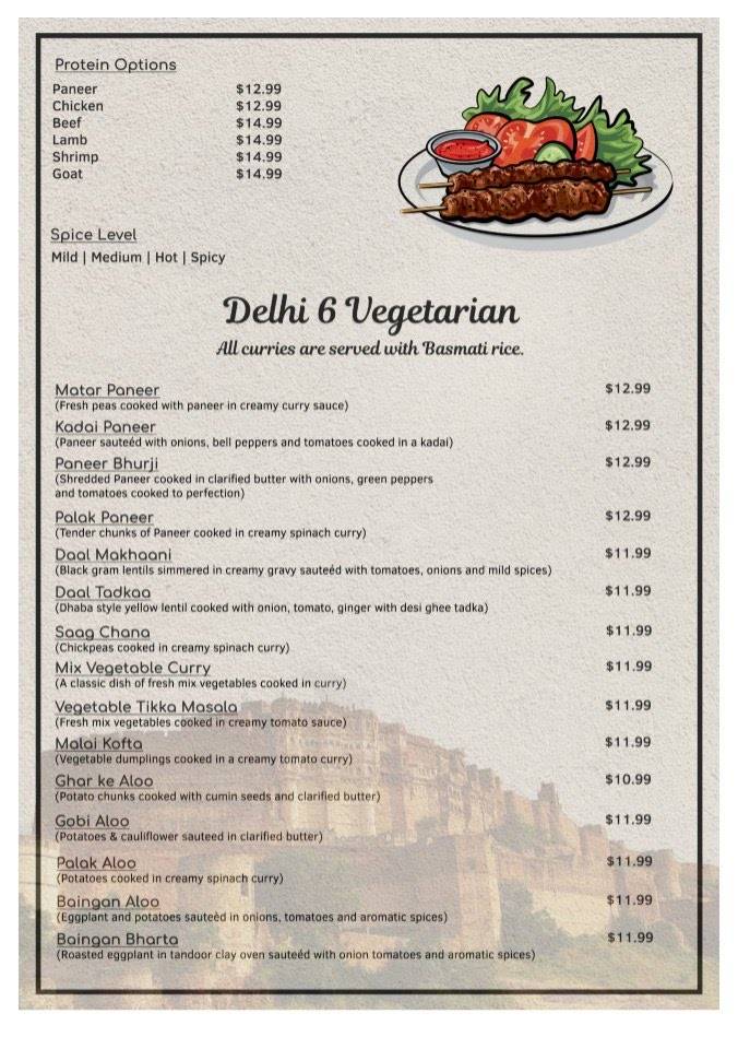 Delhi6 Indian Kitchen & Bar | restaurant | 1700 Cottonwood Creek #110, Highland Village, TX 75077, USA | 4695593559 OR +1 469-559-3559