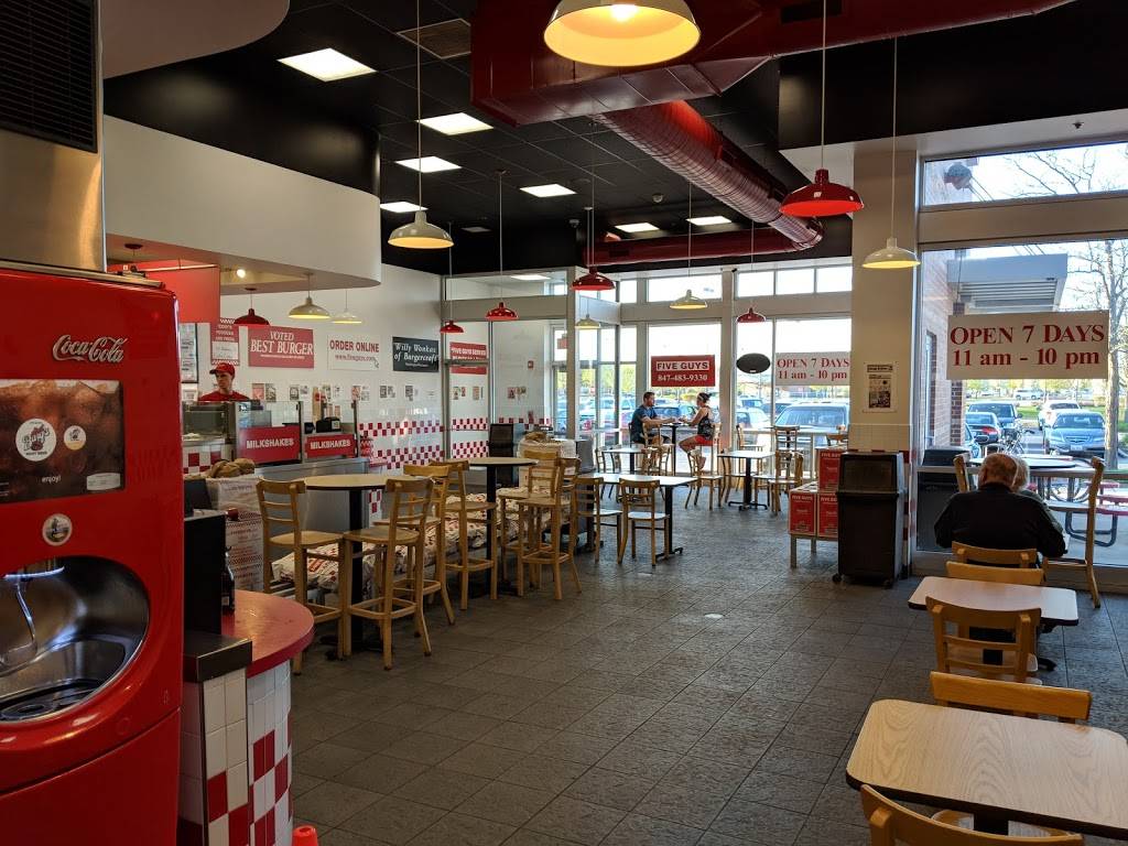 Five Guys | meal takeaway | Nec Rand Rd. & Kensinton Road, Mt Prospect, IL 60056, USA | 8474839330 OR +1 847-483-9330