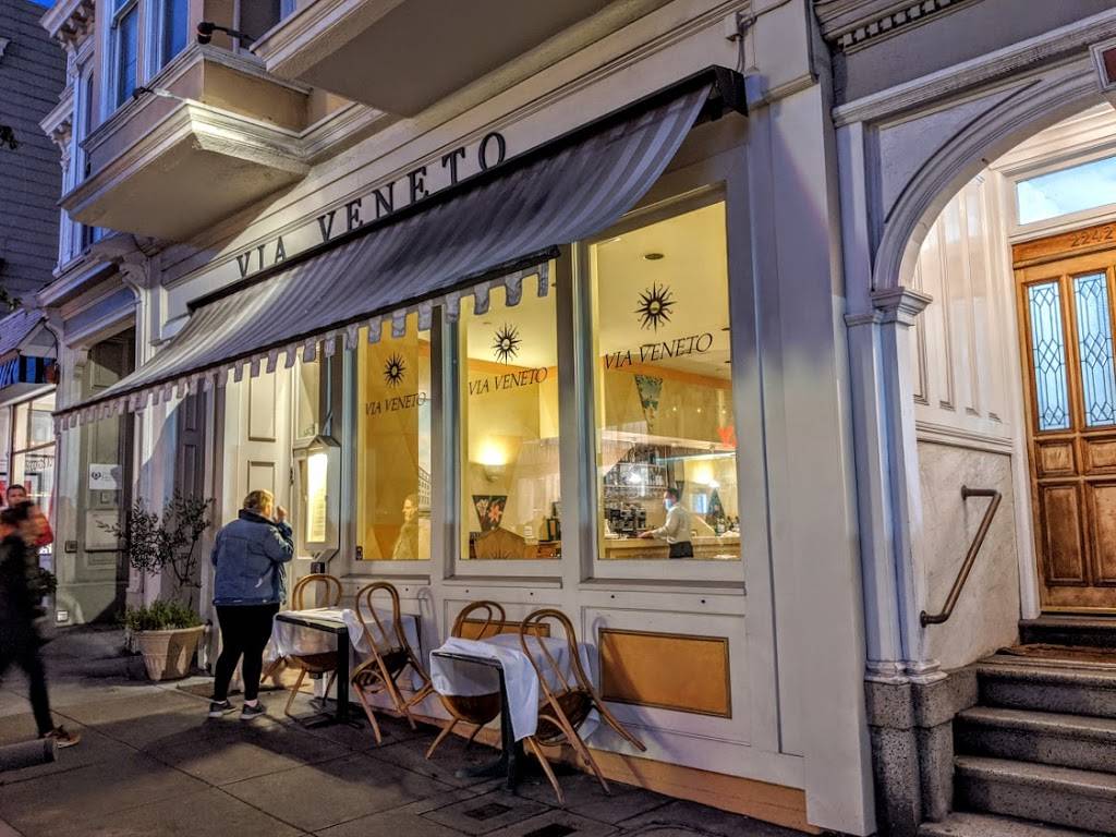 Via Veneto | restaurant | 2244 Fillmore St, San Francisco, CA 94115, USA | 4153469211 OR +1 415-346-9211