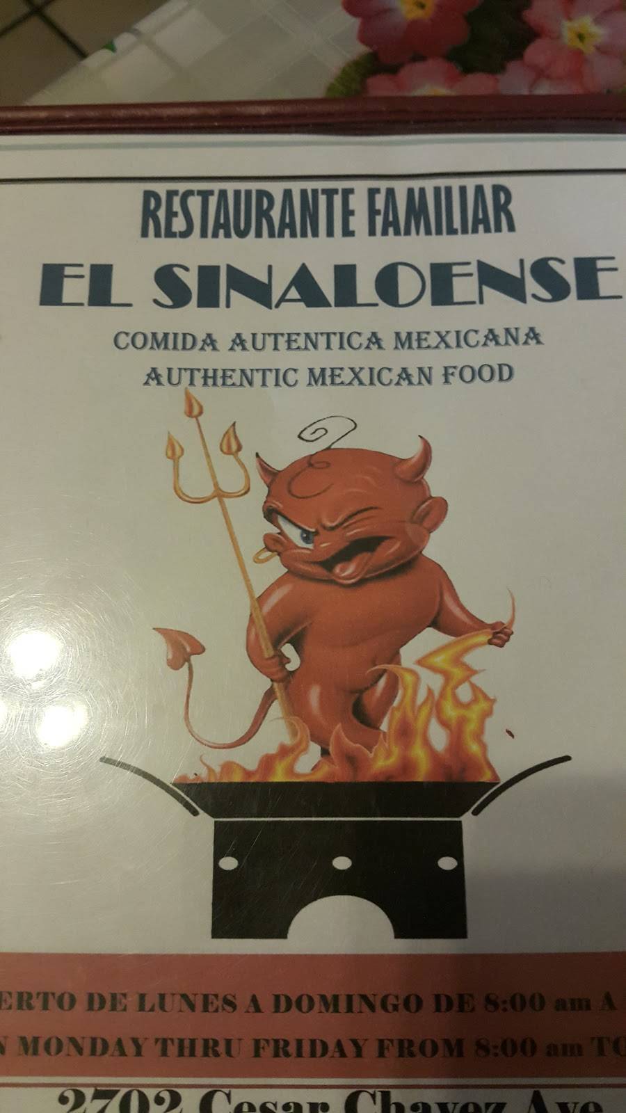 El Sinaloense Restaurant | restaurant | 2702 East Cesar E Chavez Avenue, Los Angeles, CA 90033, USA | 3232683322 OR +1 323-268-3322