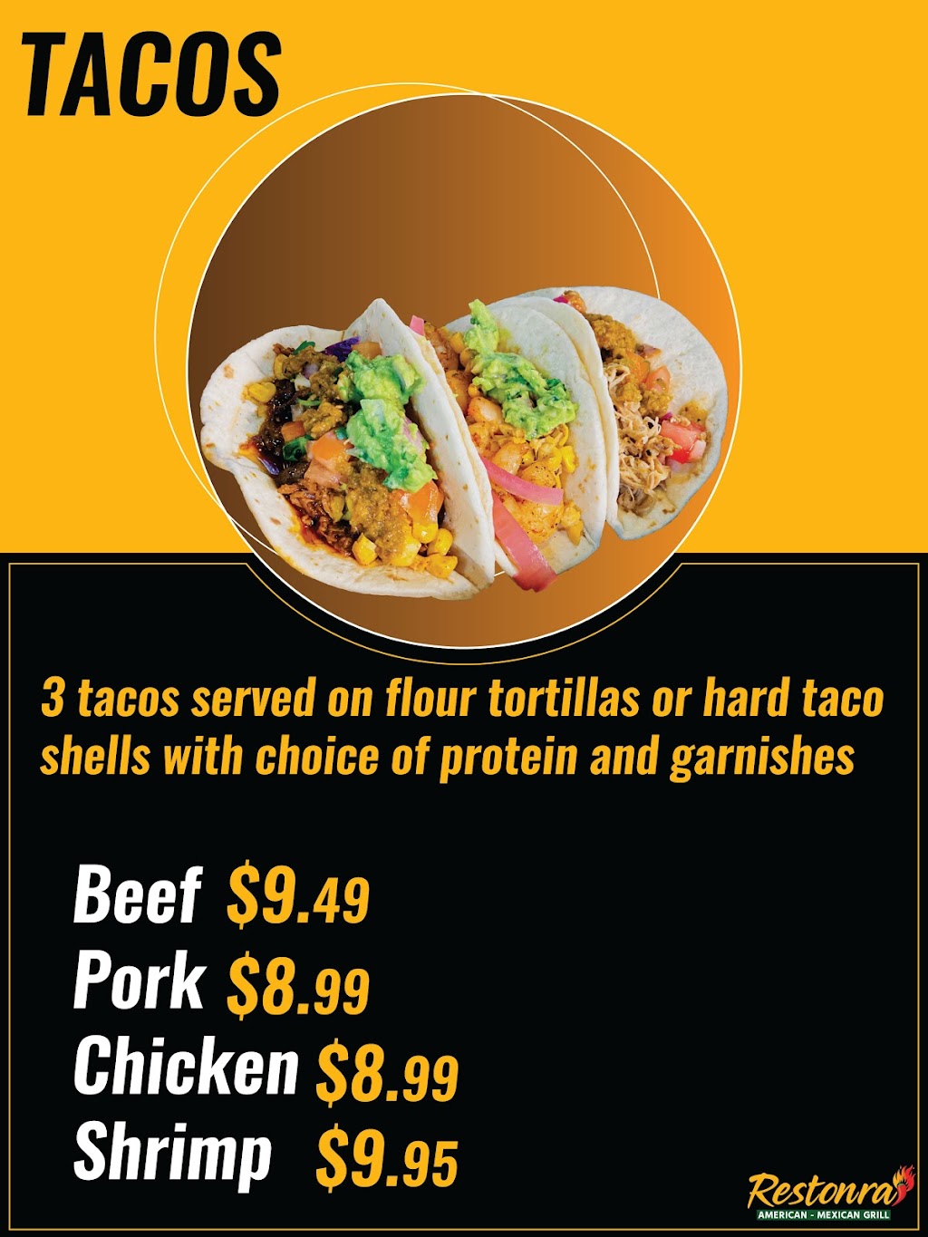 Restonra | restaurant | 6050 W Chandler Blvd #4, Chandler, AZ 85226, USA | 6028422921 OR +1 602-842-2921