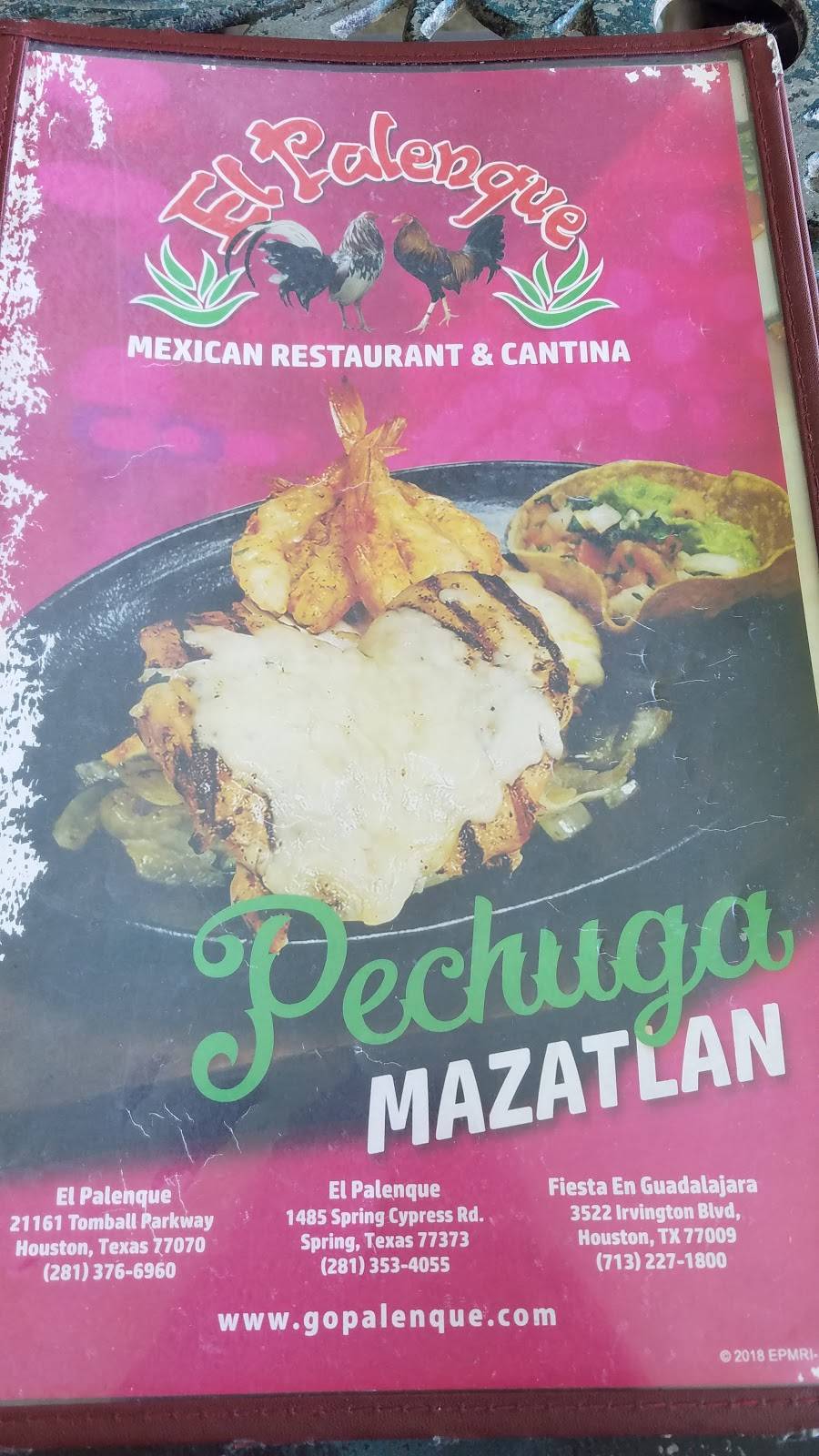 El Palenque Mexican Restaurant & Cantina | restaurant | 1485 Spring Cypress Rd, Spring, TX 77373, USA | 2813534055 OR +1 281-353-4055