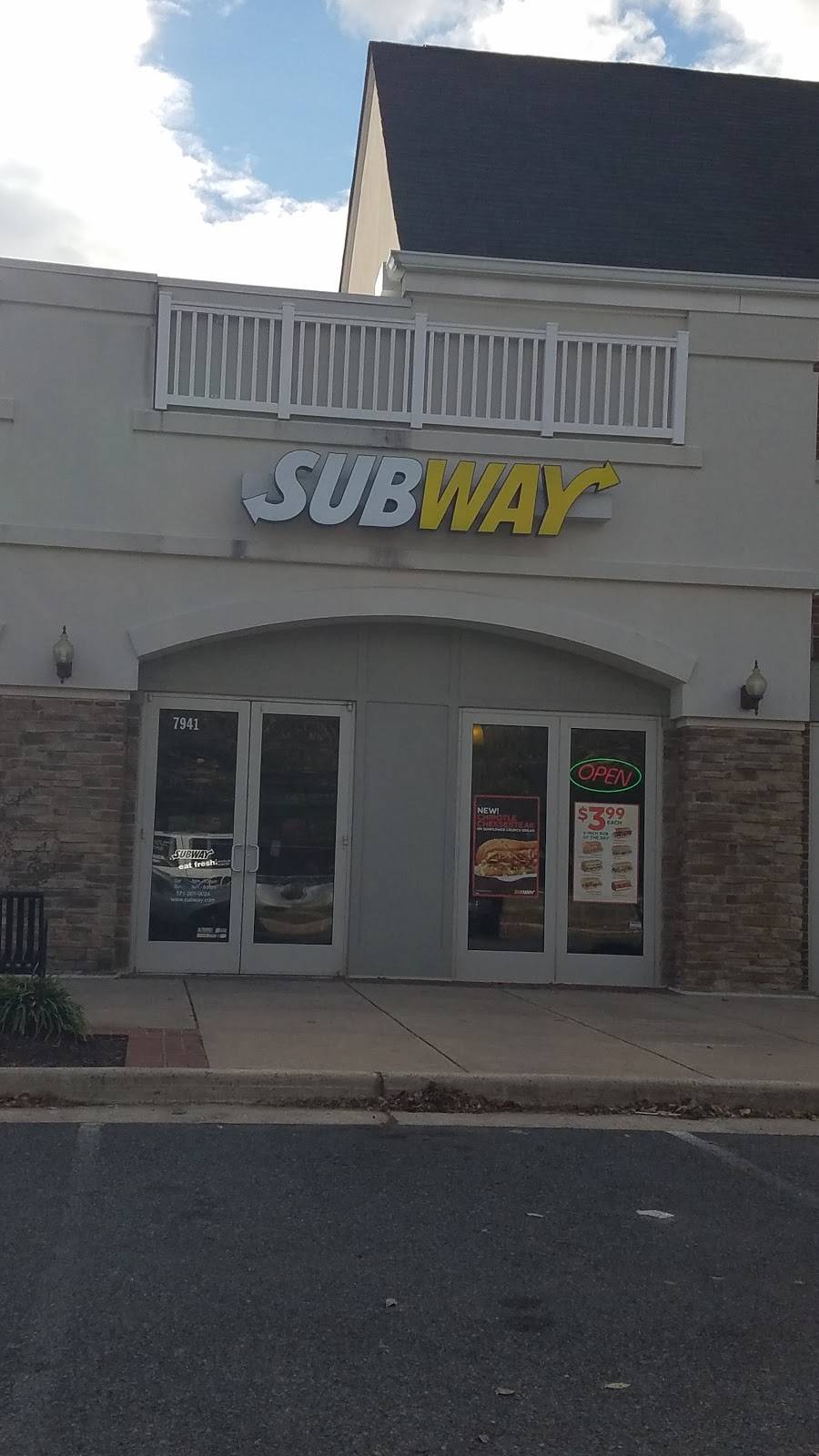Subway Restaurants | restaurant | 7941 Heritage Village Plaza, Gainesville, VA 20155, USA | 5712619024 OR +1 571-261-9024