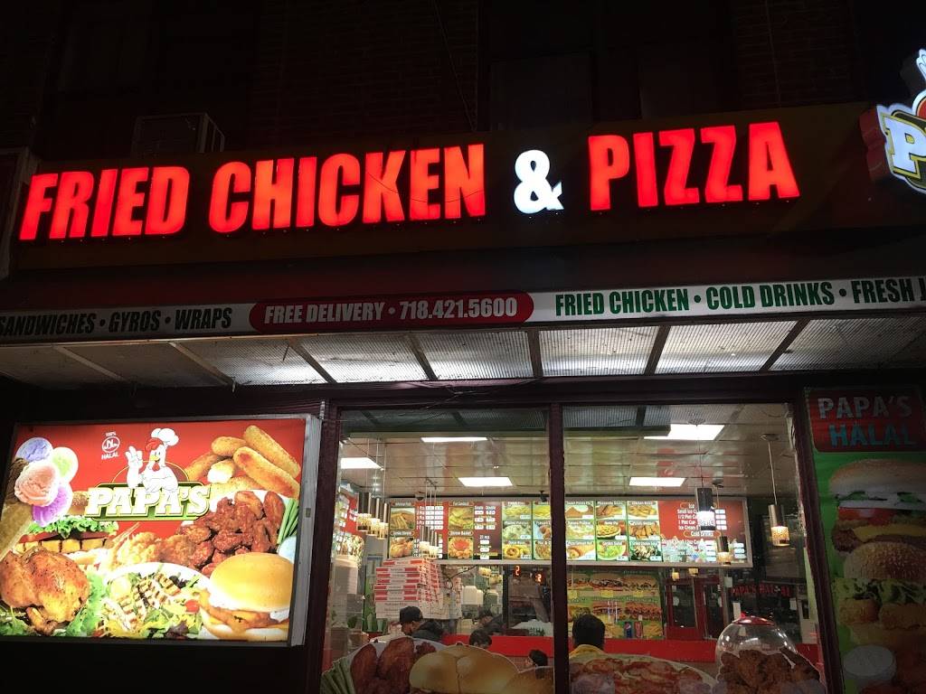 Papas Halal Fried Chicken & Pizza | meal takeaway | 1036 Coney Island Ave, Brooklyn, NY 11230, USA | 7184215600 OR +1 718-421-5600