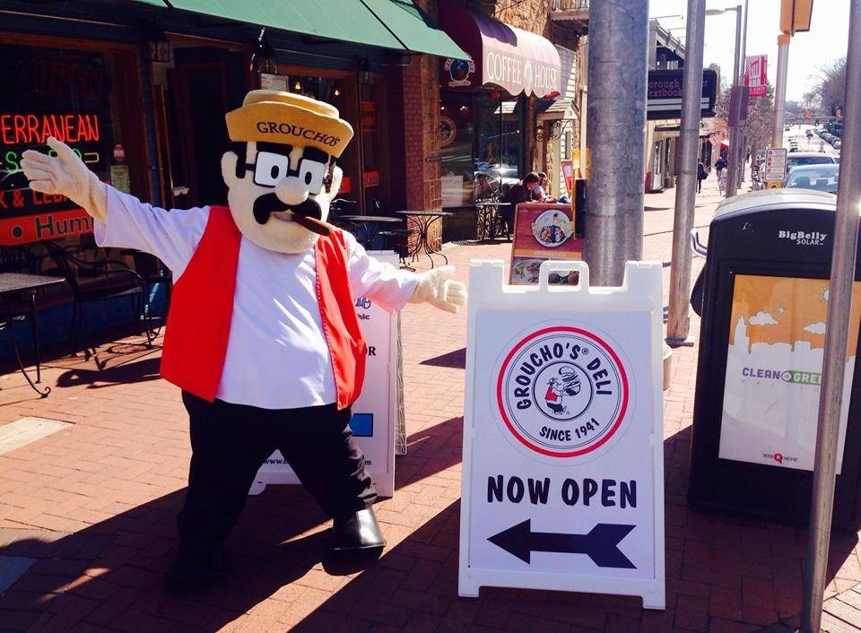 Grouchos Deli | restaurant | 10 Horne St, Raleigh, NC 27607, USA | 9199777747 OR +1 919-977-7747