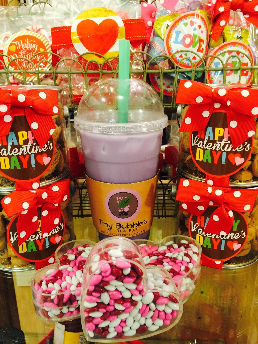 Tiny Bubbles Tea Bar and Gift Shop | cafe | 21 W Park Square, Marietta, GA 30060, USA | 6785813777 OR +1 678-581-3777