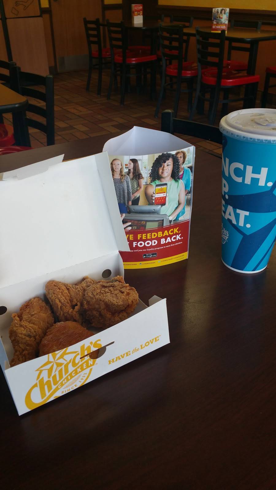 Churchs Chicken | restaurant | 3510 Central Ave, St. Petersburg, FL 33711, USA | 7273211400 OR +1 727-321-1400