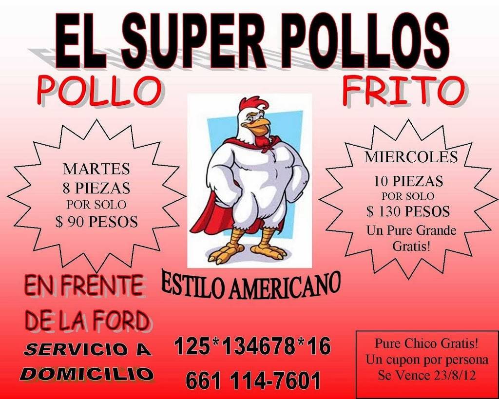 El Super Pollos | restaurant | Calle José Haros Aguilar 1390, Lucio Blanco, 22710 Rosarito, B.C., Mexico | 016611147601 OR +52 661 114 7601