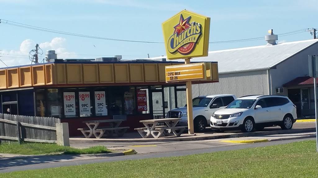 Churchs Chicken | restaurant | 735 Lum St, Corpus Christi, TX 78412, USA | 3619920626 OR +1 361-992-0626