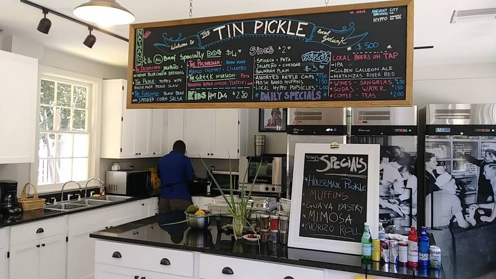 Tin Pickle | restaurant | 100 Red Cox Dr, St. Augustine, FL 32080, USA | 9048290745 OR +1 904-829-0745