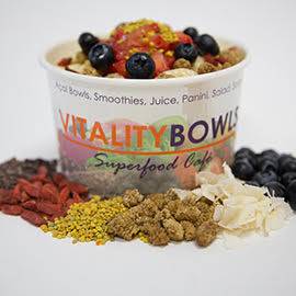 Vitality Bowls San Marcos | restaurant | 210 N Edward Gary St Unit 112, San Marcos, TX 78666, USA | 5124000427 OR +1 512-400-0427