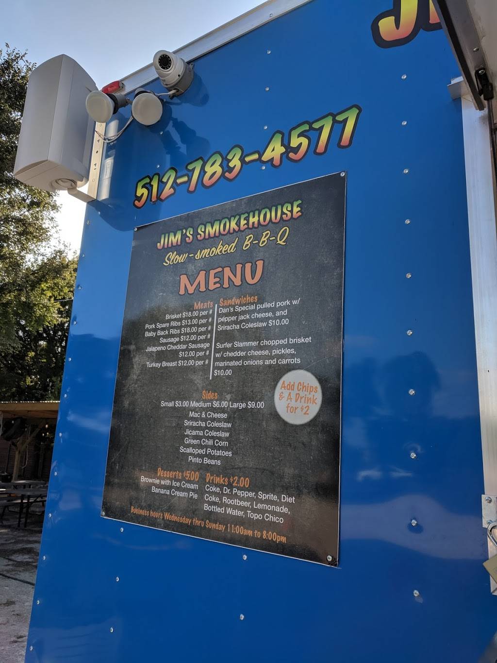 Jims Smokehouse | restaurant | 13130 Travis View Loop, Austin, TX 78732, USA | 5127834577 OR +1 512-783-4577