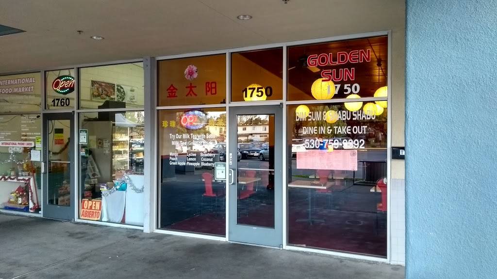 Golden Sun | restaurant | 1750 E 8th St, Davis, CA 95616, USA | 5307599392 OR +1 530-759-9392