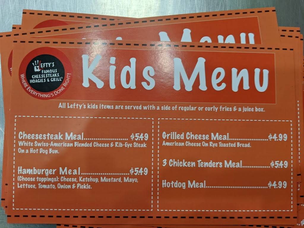 Leftys Cheesesteak | restaurant | 3157 Ann Arbor-Saline Rd, Ann Arbor, MI 48108, USA | 7349292122 OR +1 734-929-2122