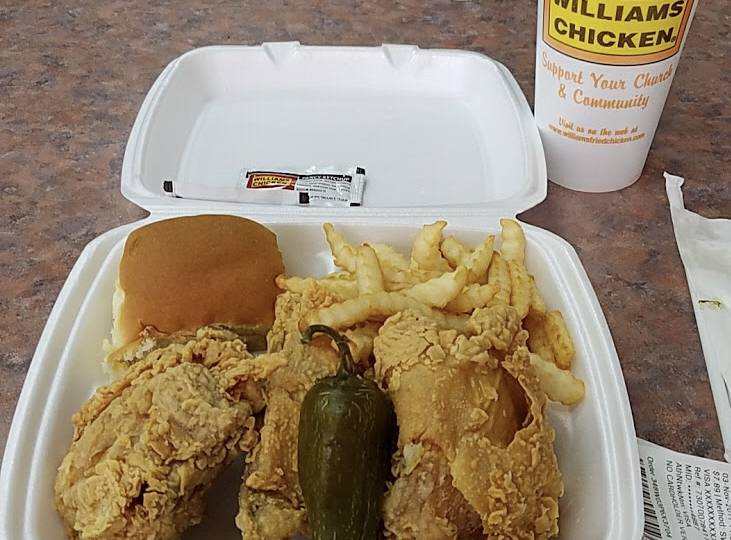 Williams Chicken | restaurant | 9359 Forest Ln, Dallas, TX 75243, USA | 9724371716 OR +1 972-437-1716