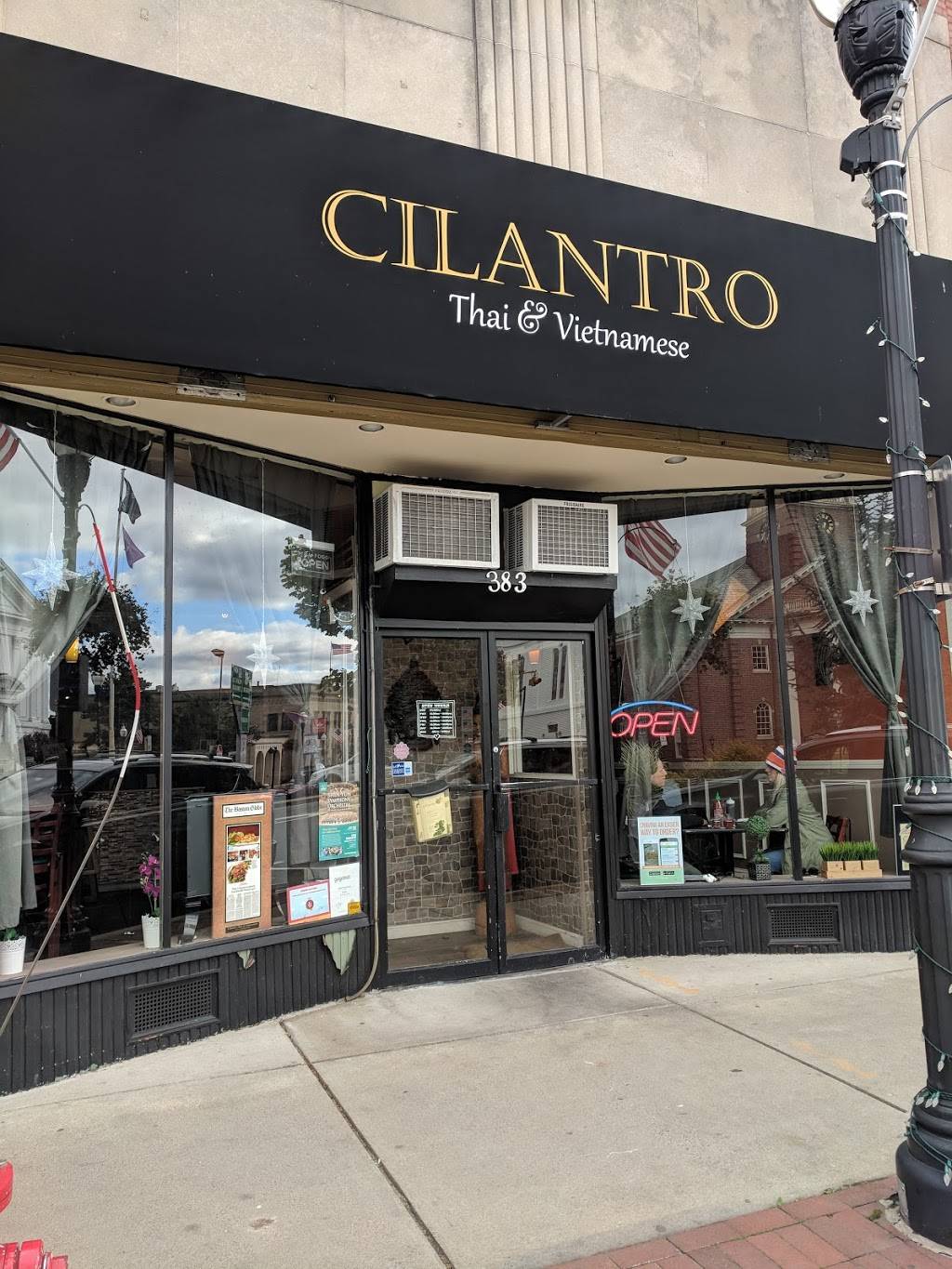 Cilantro Thai & Vietnamese Cuisine | restaurant | 383 Main St, Woburn, MA 01801, USA | 7819339888 OR +1 781-933-9888