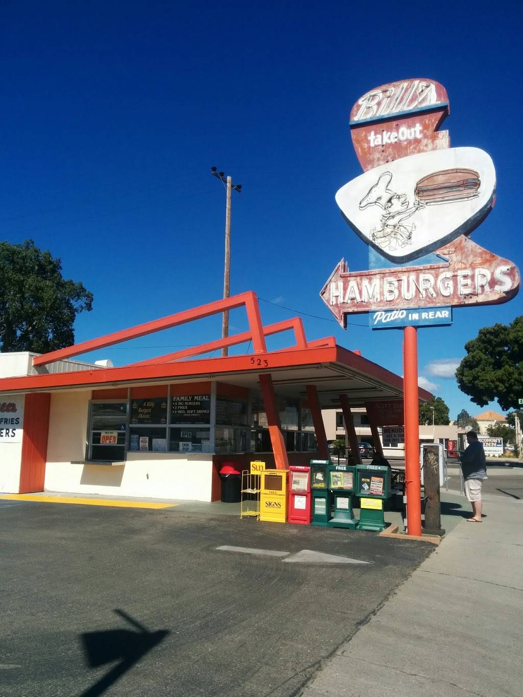 Bills Take Out | restaurant | 523 N Broadway, Santa Maria, CA 93454, USA | 8059226116 OR +1 805-922-6116