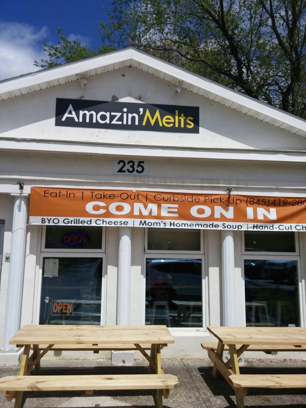 Amazin Melts | restaurant | 235 Main St, New Paltz, NY 12561, USA | 8454192808 OR +1 845-419-2808