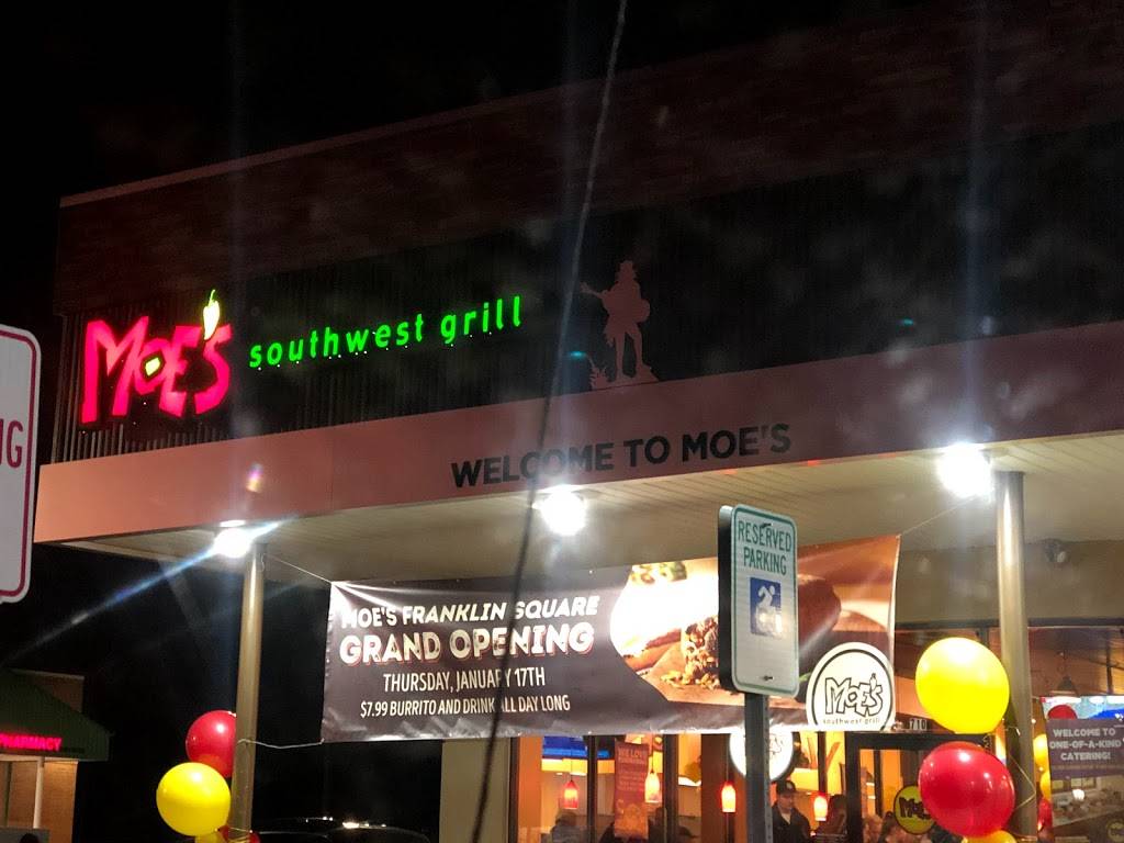 Moes Southwest Grill | restaurant | 710 Franklin Ave, Franklin Square, NY 11010, USA | 5168370806 OR +1 516-837-0806