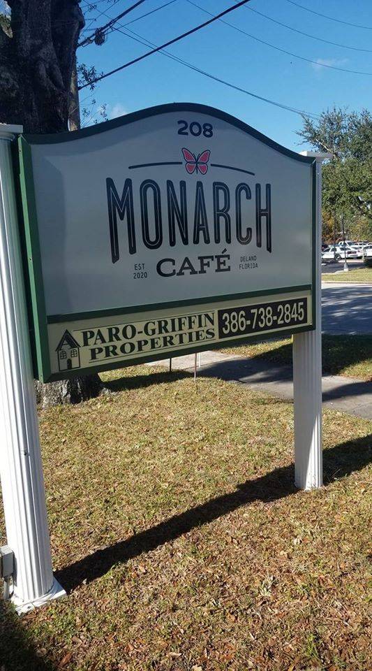 Monarch Cafe | restaurant | 208 W Howry Ave, DeLand, FL 32720, USA | 3868732117 OR +1 386-873-2117