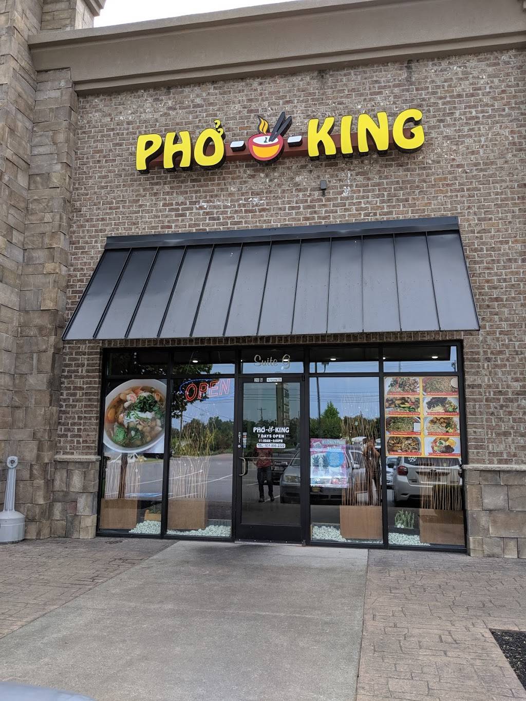 Pho King | restaurant | 210 Needmore Rd suit G, Clarksville, TN 37040, USA | 9318962222 OR +1 931-896-2222