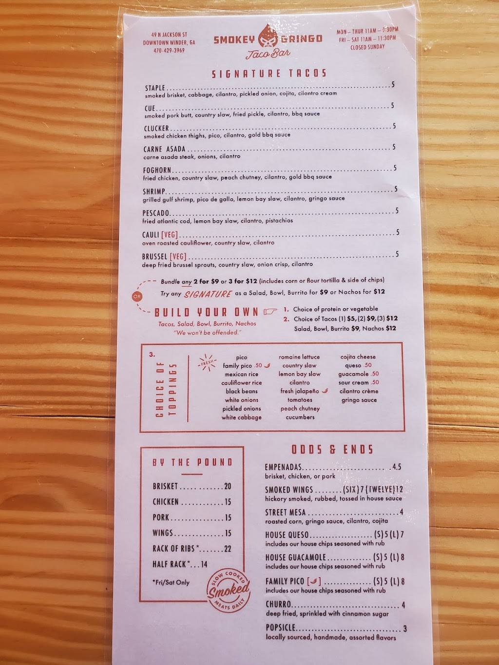 Smokey Gringo | restaurant | 49 N Jackson St, Winder, GA 30680, USA | 4704293969 OR +1 470-429-3969