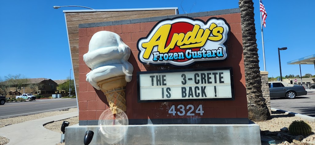 Andys Frozen Custard | restaurant | 4324 E Southern Ave, Mesa, AZ 85206, USA | 4806593344 OR +1 480-659-3344