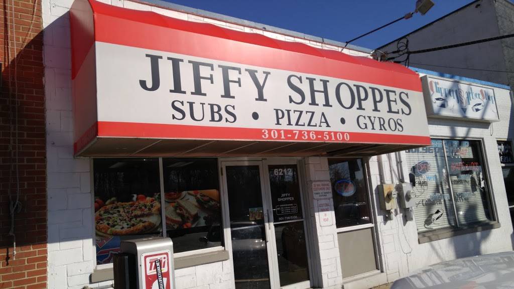 Jiffy Shoppes | restaurant | 6212 Marlboro Pike, District Heights, MD 20747, USA | 3017365100 OR +1 301-736-5100
