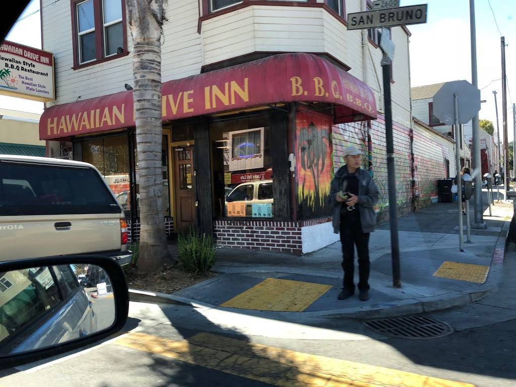 Hawaiian Drive Inn | restaurant | 2600 San Bruno Ave, San Francisco, CA 94134, USA | 4156560998 OR +1 415-656-0998