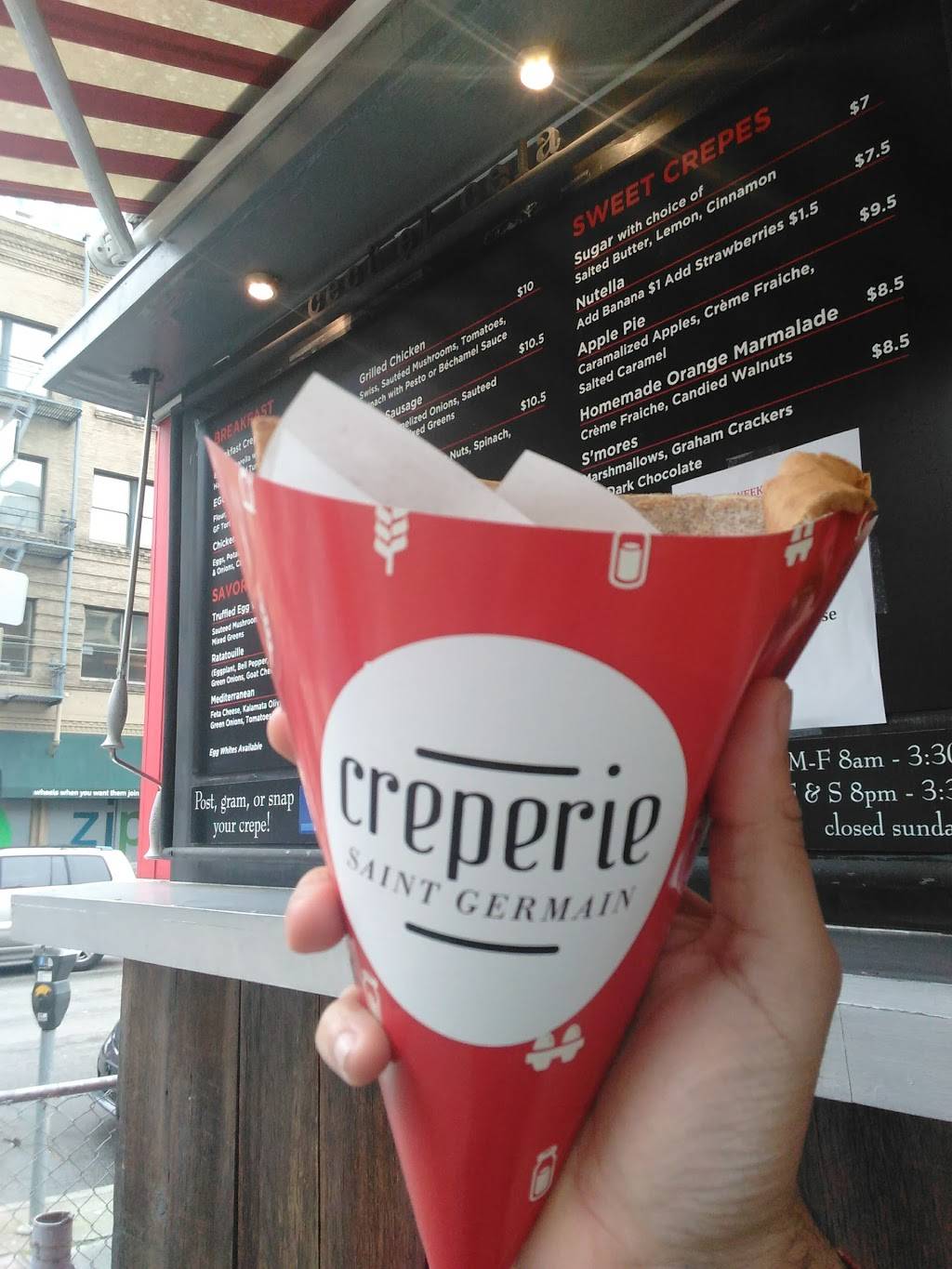 Crêperie Saint-Germain | restaurant | 222 2nd St, San Francisco, CA 94105, USA | 4157069733 OR +1 415-706-9733