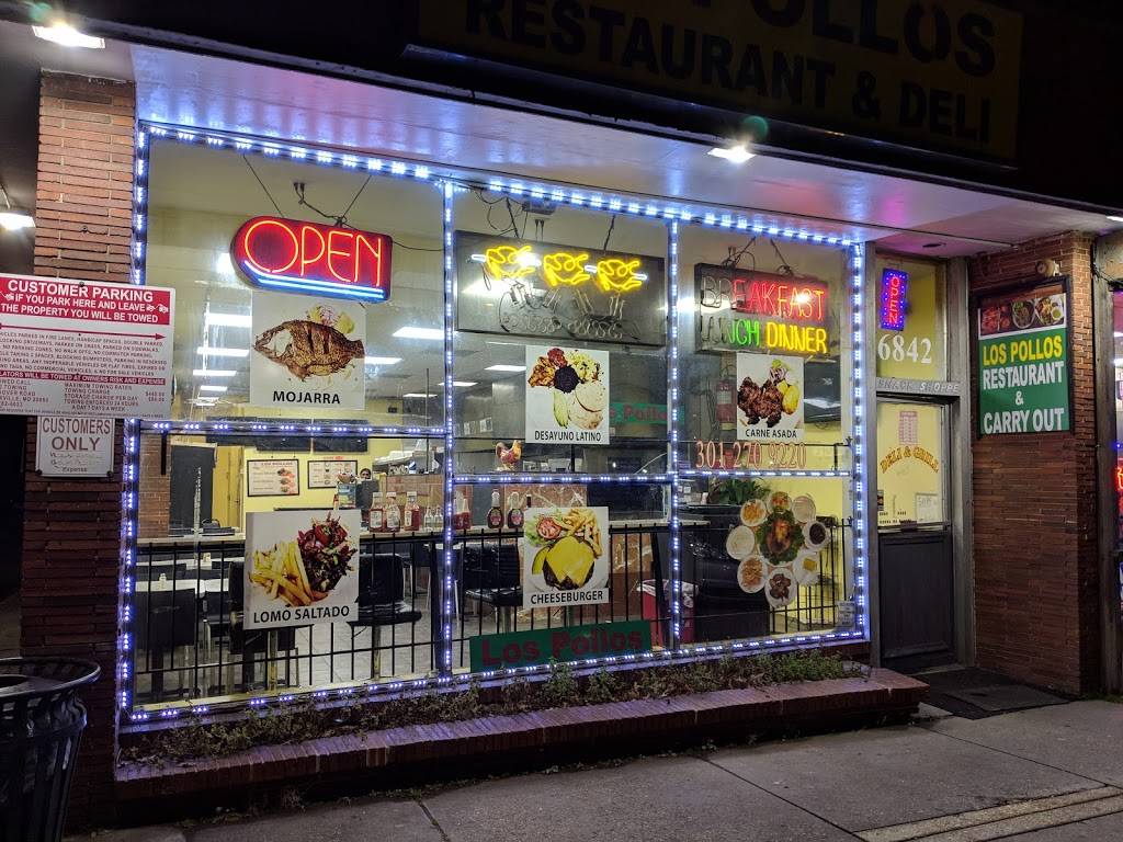 Los Pollos Restaurant | restaurant | 6842 New Hampshire Ave, Takoma Park, MD 20912, USA | 3012709220 OR +1 301-270-9220