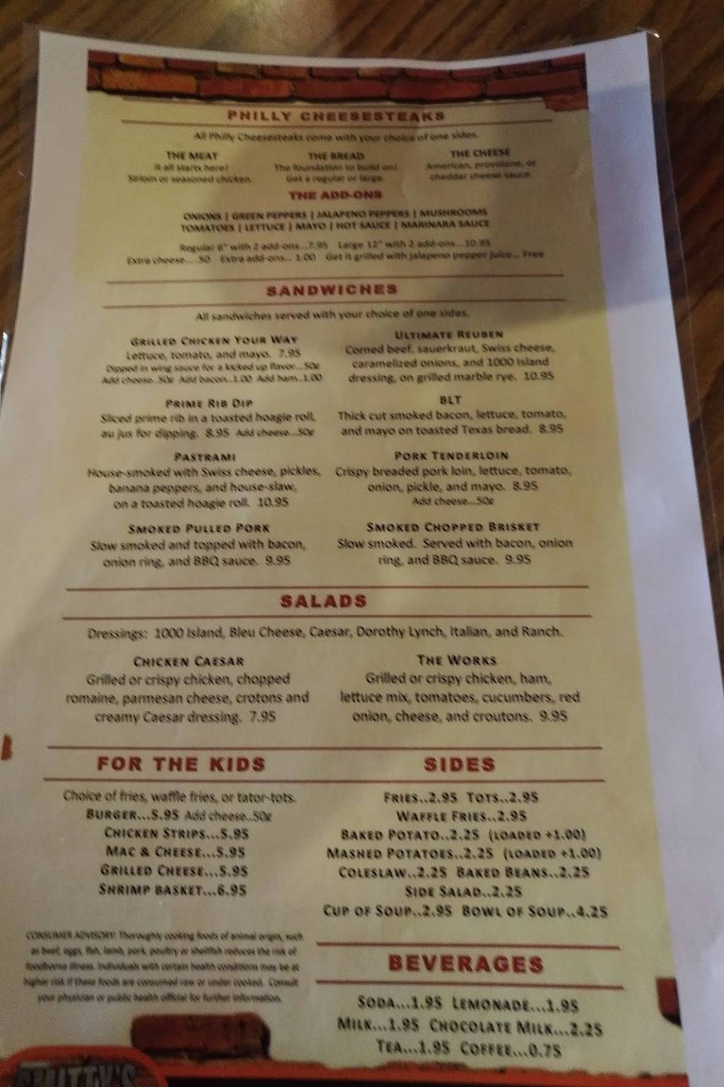 Smittys Brickhouse | restaurant | 644 N Main St, North Bend, NE 68649, USA | 4026528180 OR +1 402-652-8180