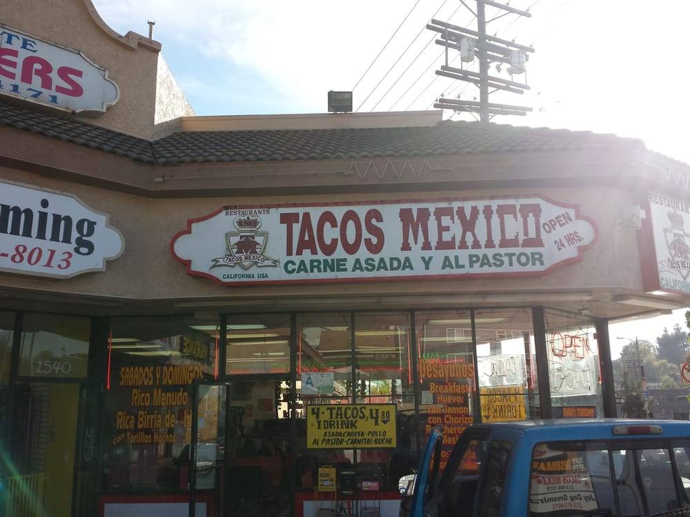 Tacos Mexico | restaurant | 1538 Glendale Blvd, Los Angeles, CA 90026, USA | 2139891519 OR +1 213-989-1519