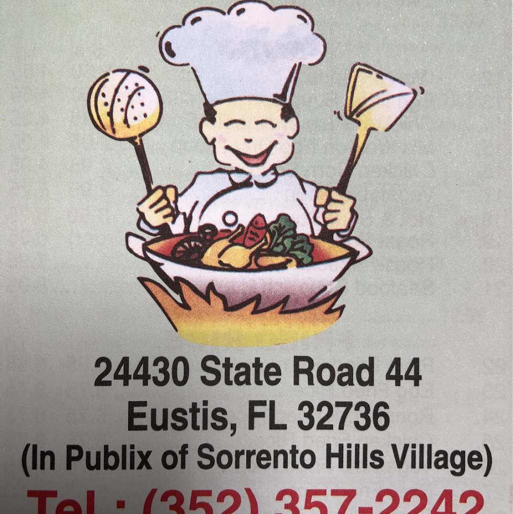 China Chef Of Sorrento | restaurant | 24430 FL-44, Eustis, FL 32736, USA | 3523572242 OR +1 352-357-2242