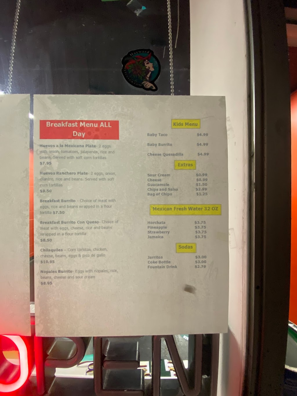 Fat Boys Taqueria | restaurant | 1149 B St, Hayward, CA 94541, USA | 5105816580 OR +1 510-581-6580