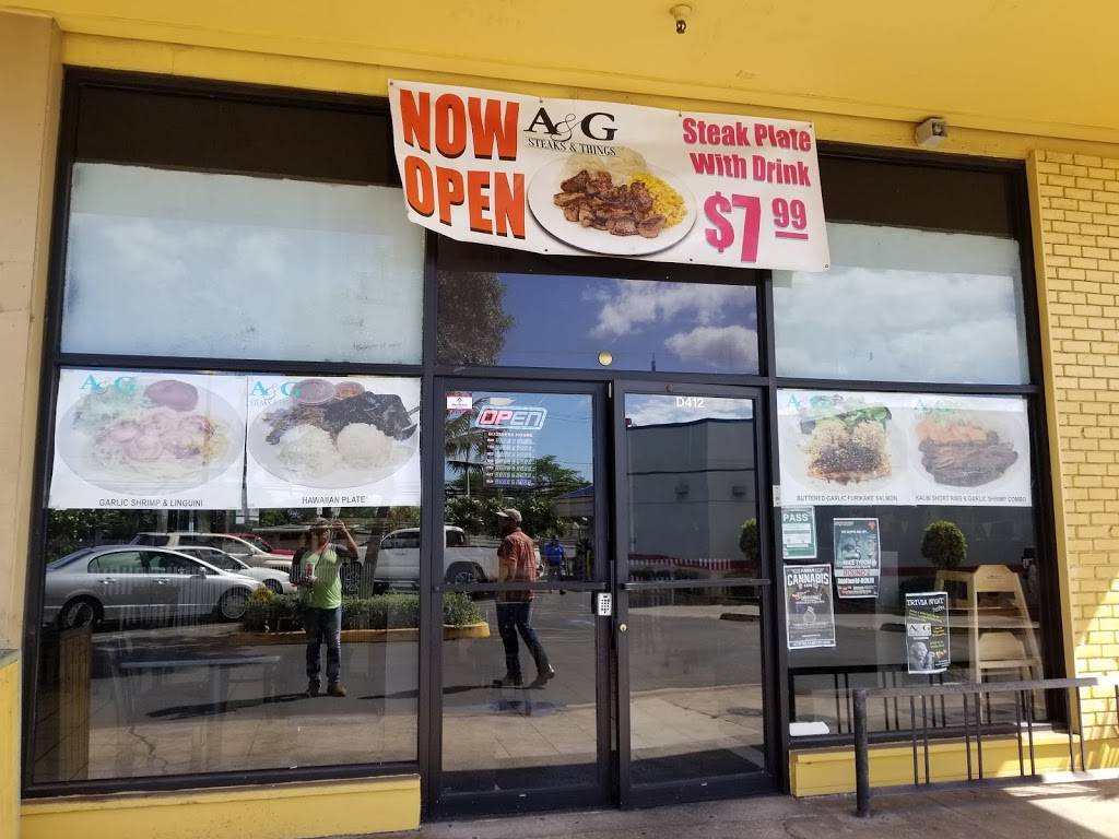 A & G Steaks & Things | restaurant | 86-120 Farrington Hwy, Waianae, HI 96792, USA | 8086971111 OR +1 808-697-1111