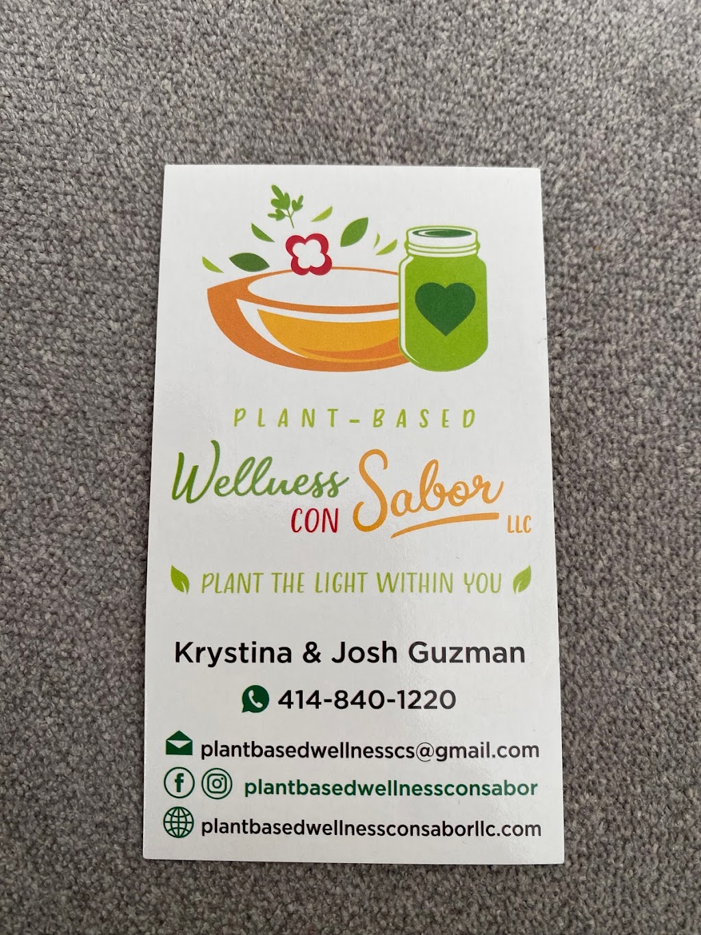 Plant-Based Wellness Con Sabor LLC | restaurant | 400 Eglin Pkwy, Fort Walton Beach, FL 32547, USA | 4148401220 OR +1 414-840-1220
