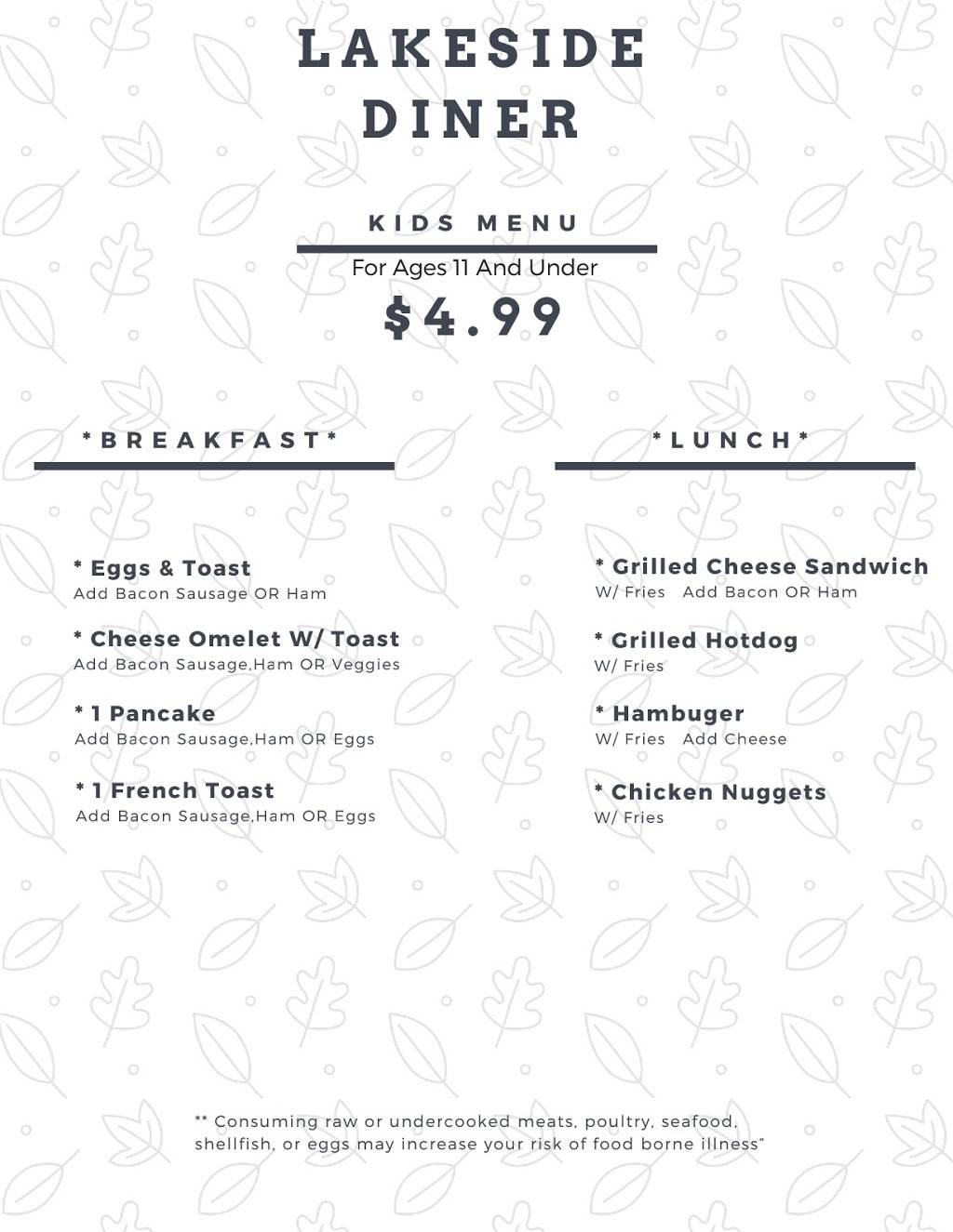 Lakeside Diner | restaurant | 39 Washington Rd, Jefferson, ME 04348, USA | 2075490369 OR +1 207-549-0369