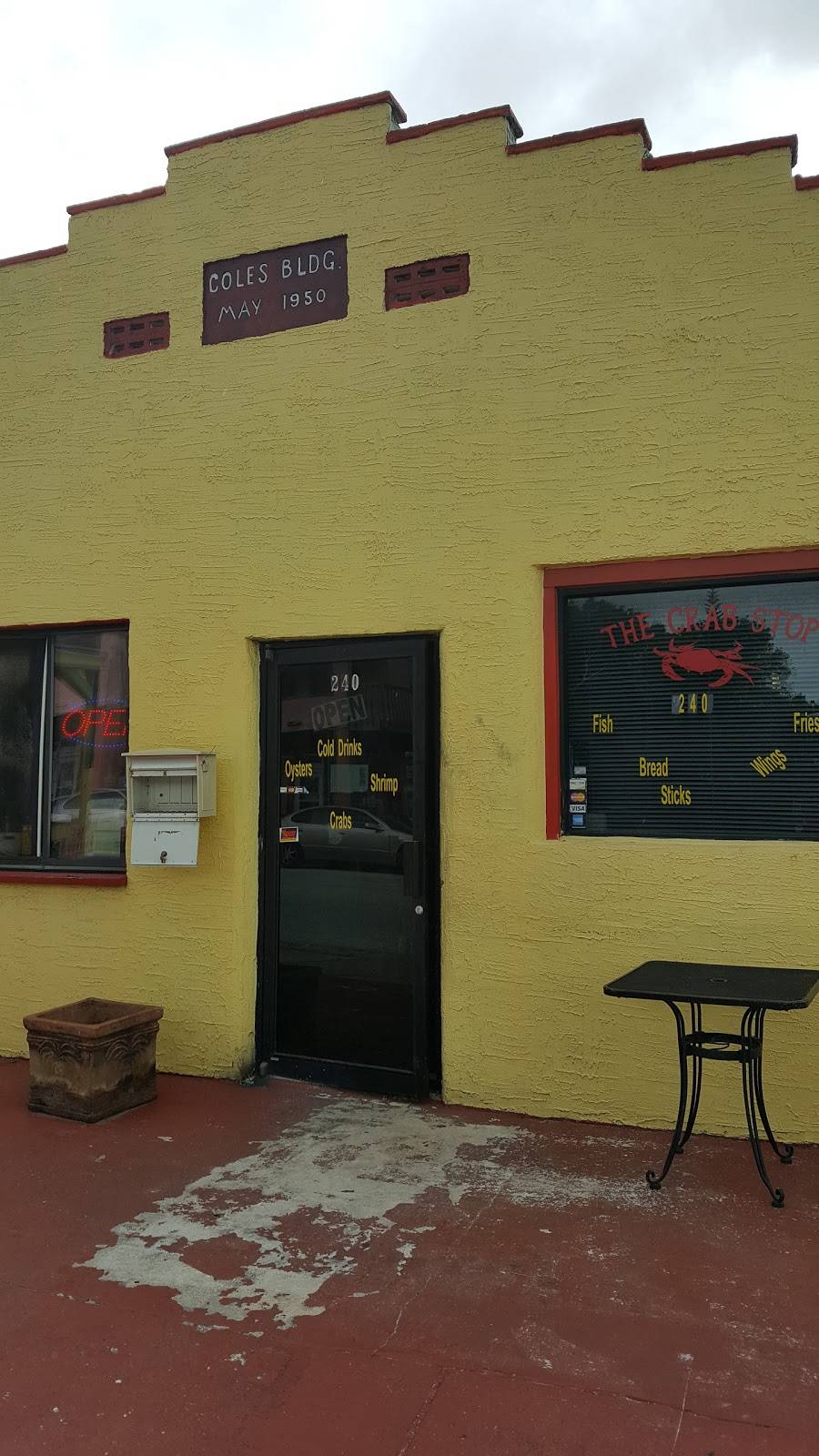 Crab Stop | restaurant | 240 Doctor M.L.K. Jr Blvd, Daytona Beach, FL 32114, USA | 3862380031 OR +1 386-238-0031